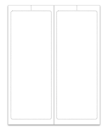 Addendum Sticker - 8 1/2" x 11" - 2 Up